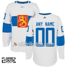 Finnland Trikot Custom 2016 World Cup Weiß Premier - Kinder